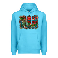 Ocean Blue howdy christmas boots Premium Hoodie - RanaPortraitStore