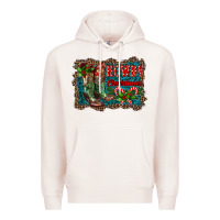 Pale Pink howdy christmas boots Premium Hoodie - RanaPortraitStore