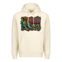 Sandshell howdy christmas boots Premium Hoodie - RanaPortraitStore