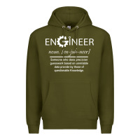 Army Green #engineer   #noun Premium Hoodie - baoMotion