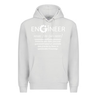 Dove Grey #engineer   #noun Premium Hoodie - baoMotion