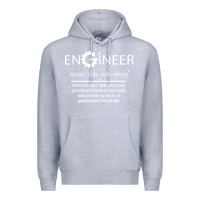 Heather Grey #engineer   #noun Premium Hoodie - baoMotion