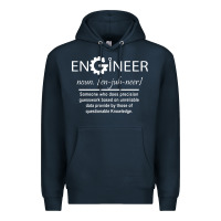 Navy #engineer   #noun Premium Hoodie - baoMotion