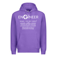 Purple #engineer   #noun Premium Hoodie - baoMotion