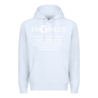 White #engineer   #noun Premium Hoodie - baoMotion