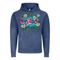 Vintage Denim breast cancer believe Vintage Hoodie - BarkalooDesign