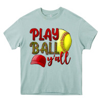 Arona Play Ball Y'all Softball Heavy Core Tee - BundleAndBundleShop