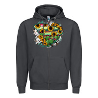 Smoke South Carolina State Map Zipper Hoodie - RanaPortraitStore