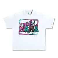 White leopard camo girl mama Mother's Day Urban Heavy Tee - LillyAllenDesigns