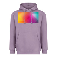 Lavender multicolor abstract lines Heavyweight Hoodie - chombo