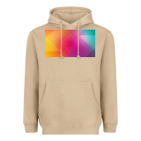 Mushroom multicolor abstract lines Heavyweight Hoodie - chombo