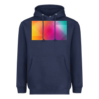Navy multicolor abstract lines Heavyweight Hoodie - chombo