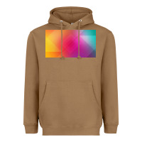 Toasted Coconut multicolor abstract lines Heavyweight Hoodie - chombo