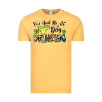 Vintage Mustard you had me at day drinkg Vintage Tee - CowhideDigitalArt