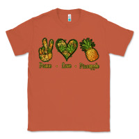 Copper Peace Love Pineapple Classic Tee - Jasminsmagicworld
