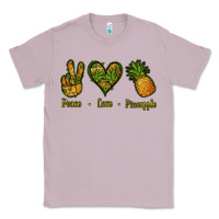 Lilac Peace Love Pineapple Classic Tee - Jasminsmagicworld