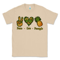 Mushroom Peace Love Pineapple Classic Tee - Jasminsmagicworld