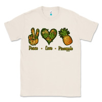 Natural Peace Love Pineapple Classic Tee - Jasminsmagicworld