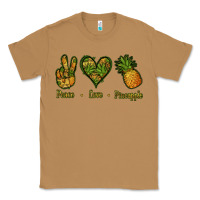Toasted Coconut Peace Love Pineapple Classic Tee - Jasminsmagicworld