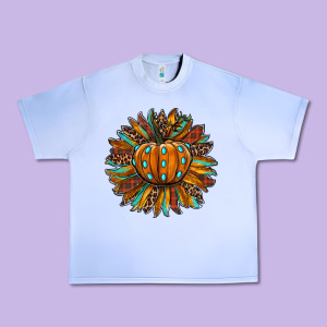 Pumpkin Sunflower Urban Heavy Tee Designed By Ranaportraitstore