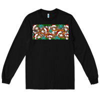 Black Santa skeleton christmas Long Sleeve Tee - Artiststas