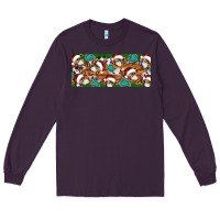 Plum Santa skeleton christmas Long Sleeve Tee - Artiststas