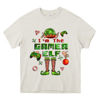 Cream im the gamer elf Heavy Core Tee - FaDigitalArtStudio