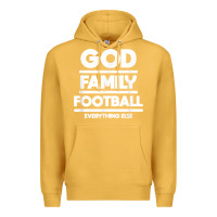 Mustard god family football christian faith shirt Premium Hoodie - baoMotion