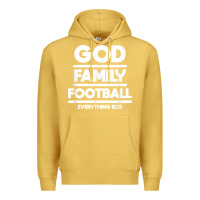 Antique Gold god family football christian faith shirt Premium Hoodie - baoMotion