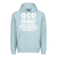 Blue Mist god family football christian faith shirt Premium Hoodie - baoMotion