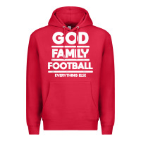 Cardinal god family football christian faith shirt Premium Hoodie - baoMotion