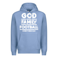 Colony Blue god family football christian faith shirt Premium Hoodie - baoMotion