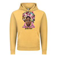 Vintage Mustard breast cancer warrior black woman Vintage Hoodie - BarkalooDesign