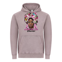 Vintage Zinc breast cancer warrior black woman Vintage Hoodie - BarkalooDesign