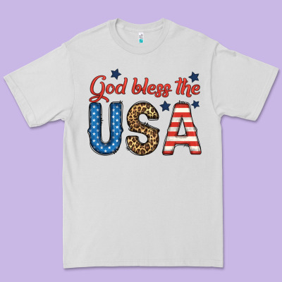 God Bless The Usa Premium Tee Designed By Bundleandbundleshop