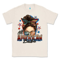 Natural american babe messy bun Classic Tee - FaDigitalArtStudio