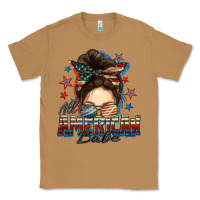 Toasted Coconut american babe messy bun Classic Tee - FaDigitalArtStudio