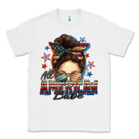 White american babe messy bun Classic Tee - FaDigitalArtStudio