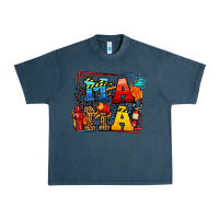 Midnight Navy leopard frame firefighter mama Mother's Day Urban Heavy Tee - LillyAllenDesigns