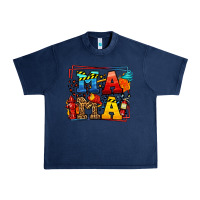 Navy leopard frame firefighter mama Mother's Day Urban Heavy Tee - LillyAllenDesigns