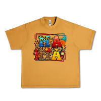 Peanut Butter leopard frame firefighter mama Mother's Day Urban Heavy Tee - LillyAllenDesigns