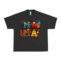 Pigment Black leopard frame firefighter mama Mother's Day Urban Heavy Tee - LillyAllenDesigns