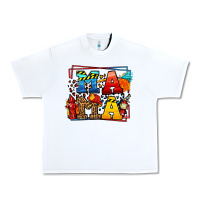White leopard frame firefighter mama Mother's Day Urban Heavy Tee - LillyAllenDesigns