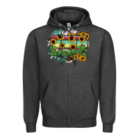 Charcoal Heather south Dakota State Map Zipper Hoodie - RanaPortraitStore