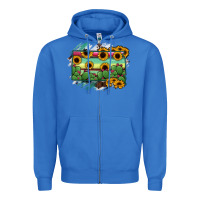 True Royal south Dakota State Map Zipper Hoodie - RanaPortraitStore