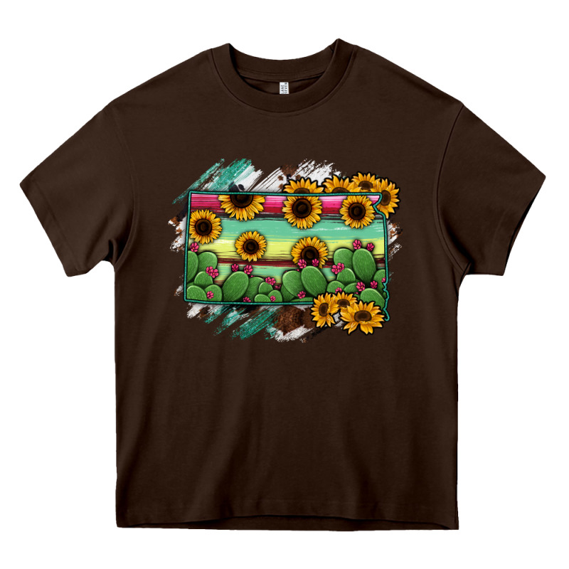 South Dakota State Map Heavy Core Tee by RanaPortraitStore | Teevron