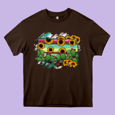 South Dakota State Map Heavy Core Tee Designed By Ranaportraitstore