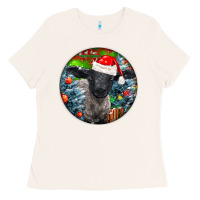 Bone christmas suffolk baby sheep ornament Ladies Tee - LillyAllenDesigns