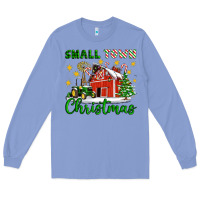 Colony Blue Small Town Christmas Long Sleeve Tee - Artiststas