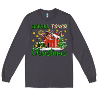 Smoke Small Town Christmas Long Sleeve Tee - Artiststas